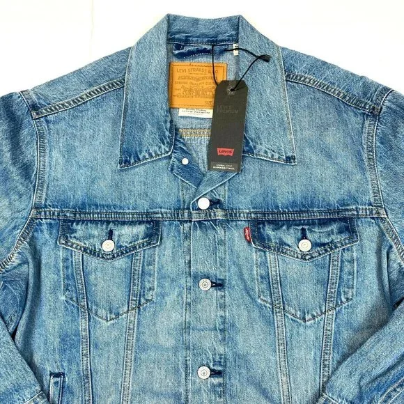Men's Levi's Trucker Blue Jean Jacket (723340351) Killebrew Light Wash - XXL - Picture 2 of 5